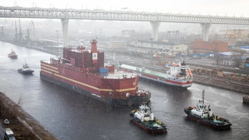 Η Ρωσία γράφει ιστορία: Εφτασε στην Αρκτική ο πρώτος πλωτός πυρηνικός σταθμός!